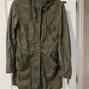 H&M Khaki Utility Jacket for Women